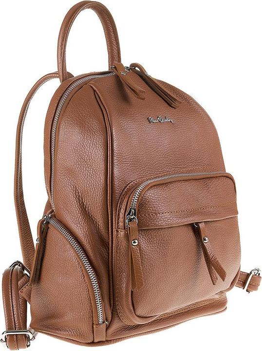 Produktbild Pierre Cardin Damen Lederrucksack Made In Italy - Modell Lunaria Pro - Casual - 28.0 X 31.0 X 14.0 Cm