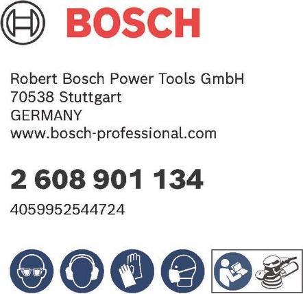 Immagine prodotto Bosch Professional Zubehör Expert C470 Carta vetrata multiforo per levigatrice rotorbitale, 125 mm, G 400, 50 pz. (400)