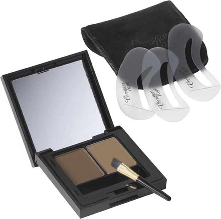 Christian Faye Eyebrow Make Up Duo Medium Brown (Medium Brown)