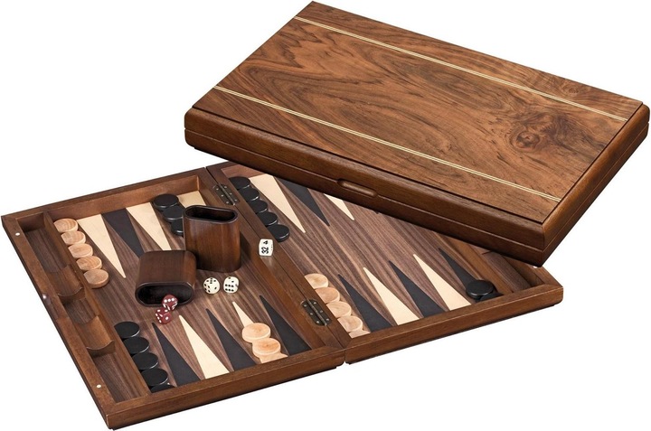 Philos Backgammon Delos (Deutsch, Englisch, Französisch, Italienisch)