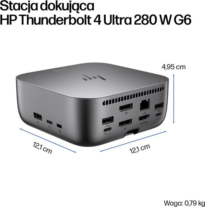 Produktbild HP Thunderbolt 4 Ultra 280 W G6 Dockingstation (10 Ports)