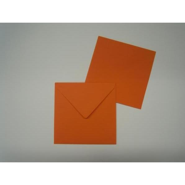 Blanke, Briefumschlag, Briefumschläge 125x140mm 100g/qm gummiert VE=100 Stück orange (100 x)
