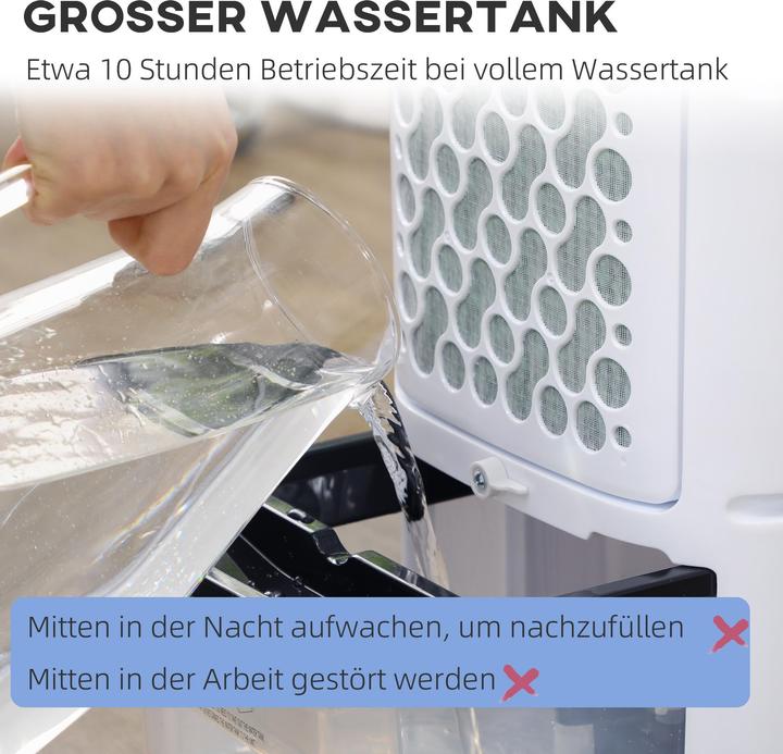 Produktbild Homcom Luftkühler ABS Cremeweiss (63 dB)