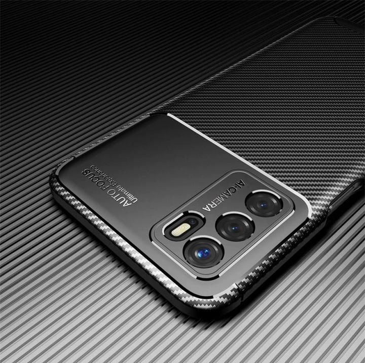 Produktbild Screenguard Oppo A16 Hülle Carbon Design TPU Case (Oppo A16)