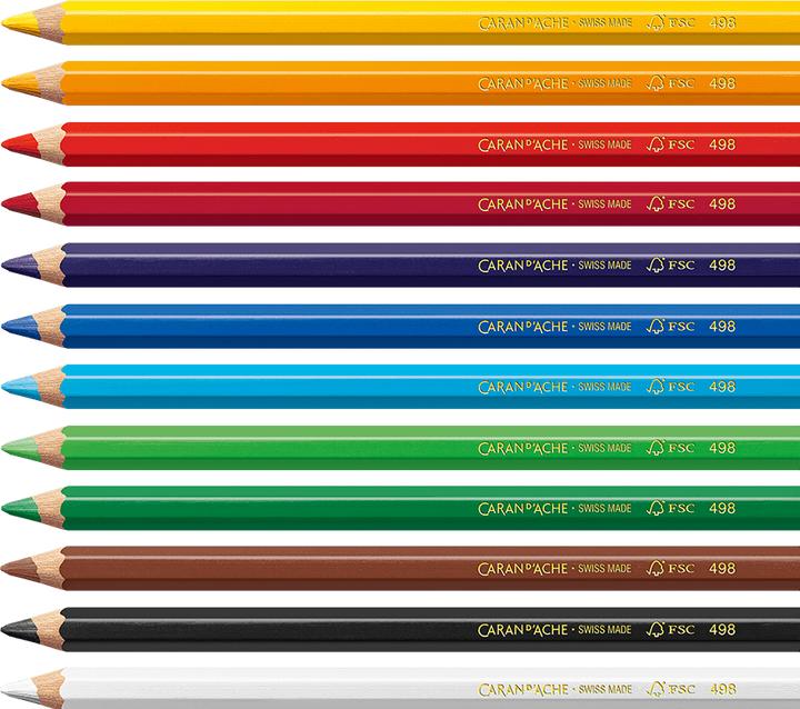 Image du produit Caran d'Ache Swisscolor Maxi (Multicolore, 12 x)
