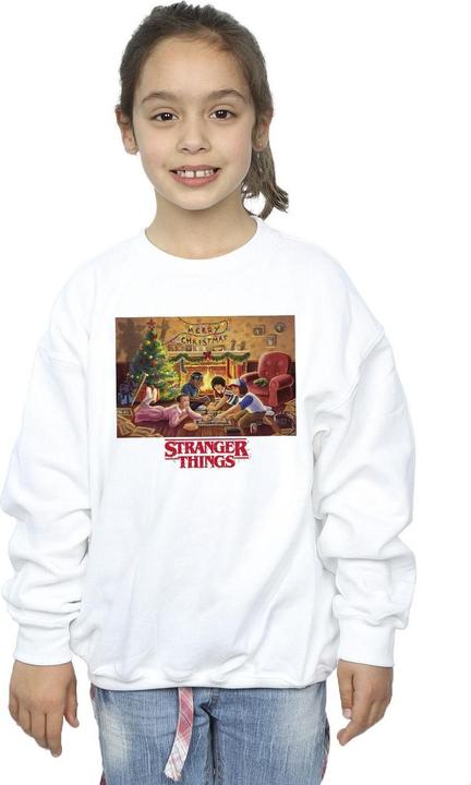 Produktbild Netflix Stranger Things Christmas Gathering Sweatshirt Mädchen (128)