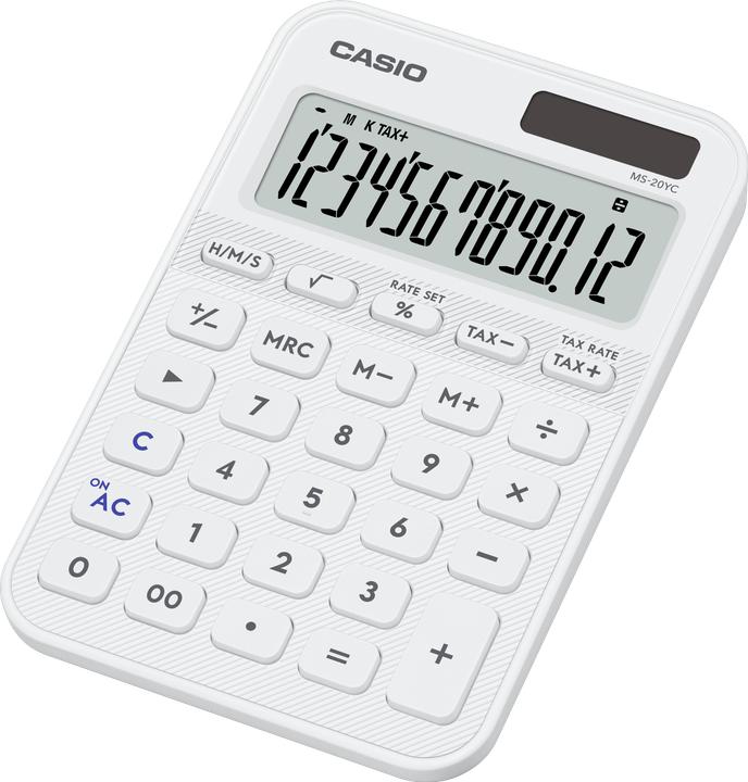 Actual product image Casio MS-20YC-WE weiss (Batteries, Solar cells)