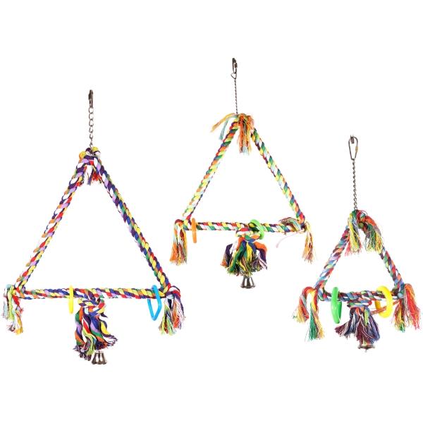 Vadigran Bird Toy triangular swing 79cm L, Vogelheimeinrichtung