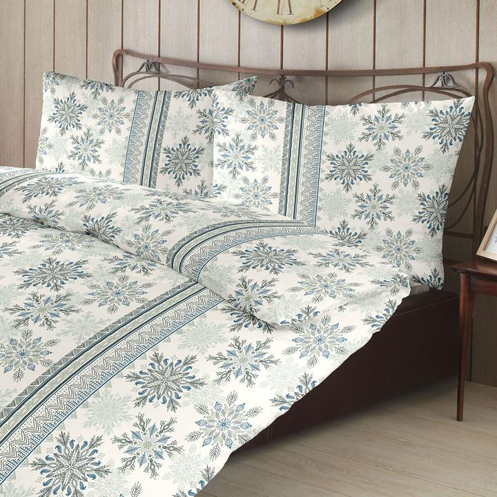 Produktbild Traumschlaf Sterne und Schneeflocken (Duvetbezug, 160x210 cm + 65x100 cm)