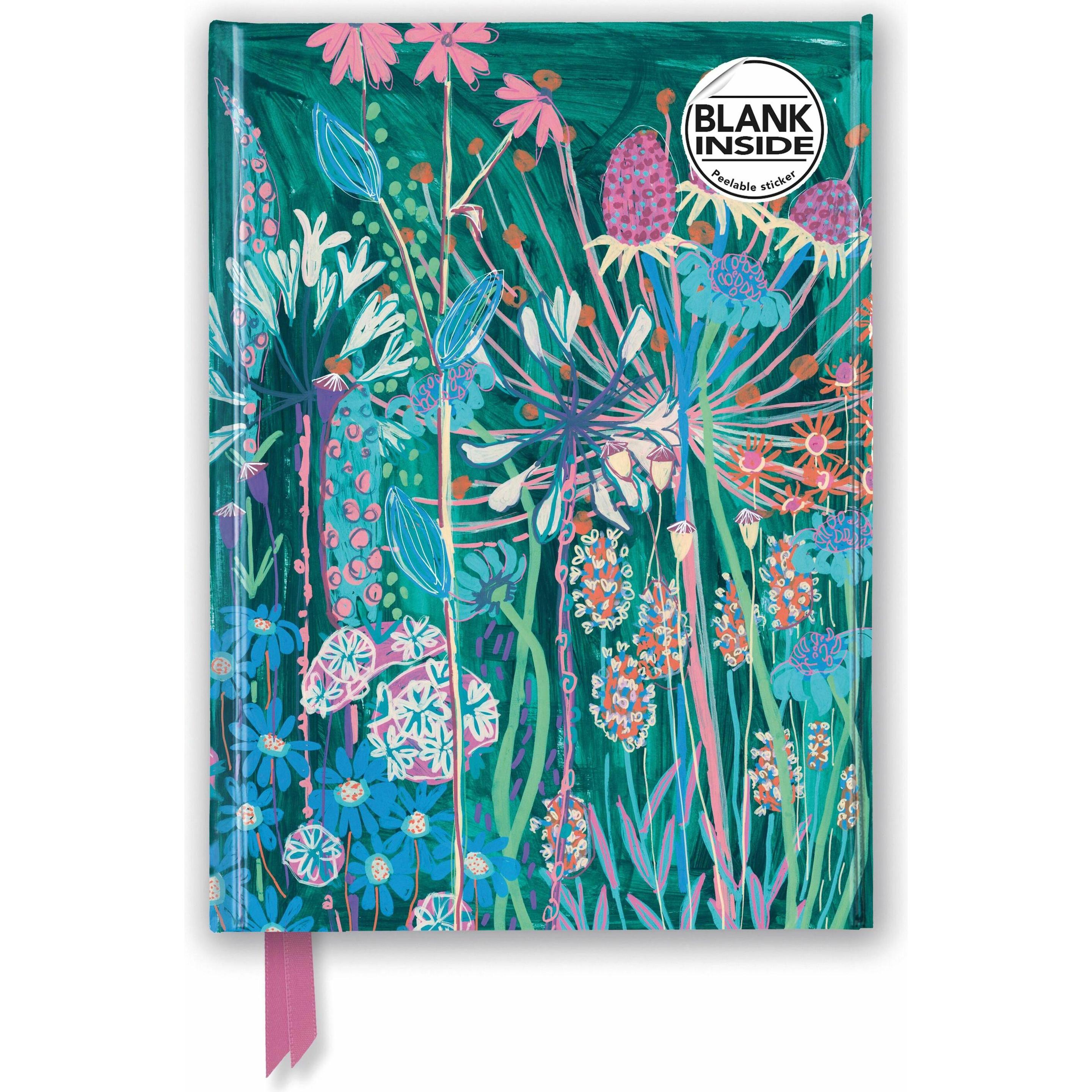 Browntrout Verlag, Heft + Block, Lucy Innes Williams: Viridian Garden House (Foiled Blank Journal) (A5, Blanko, Harter E...
