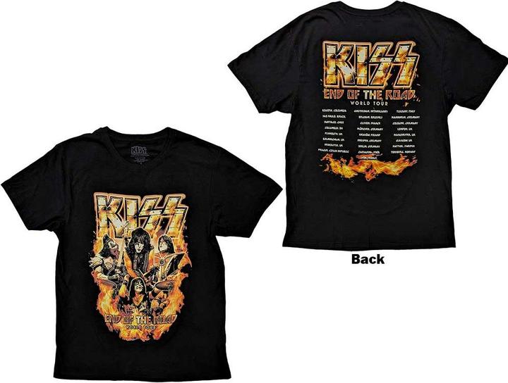 Produktbild KISS End Of The Road Tour Orange Back Print (S)