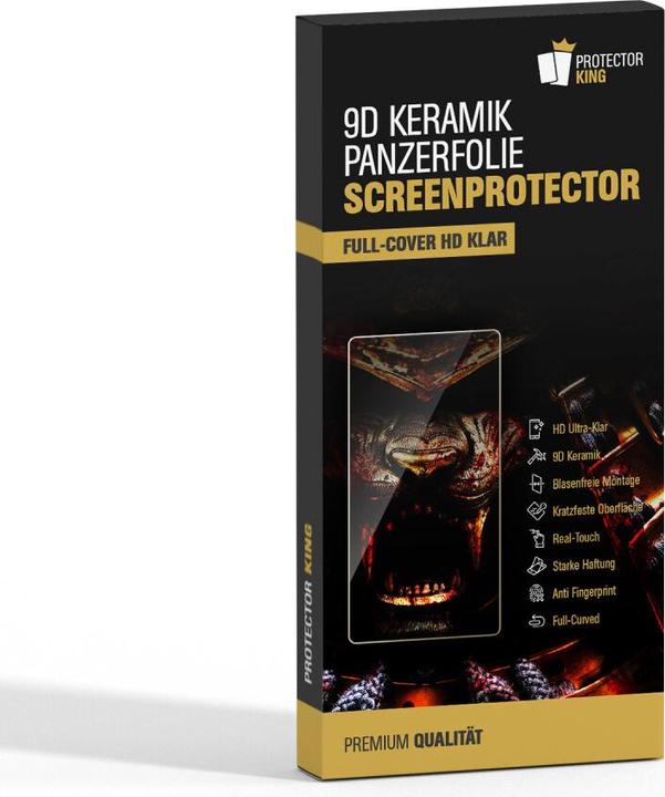 Produktbild Protectorking 2x Ceramic-Glass Full Cover HD Klar (2 Stück, Apple iPhone 15 Pro)