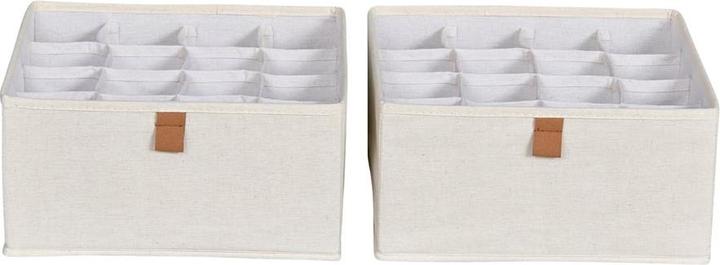 Produktbild Love it Store it Premium Kleiderschrank Organizer 2er Set mit 16 Fächern (30 x 30 x 15 cm, 13.50 l)