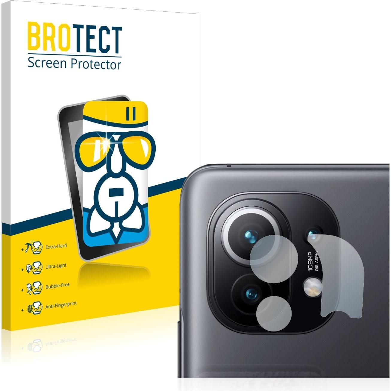 BROTECT AirGlass Panzerglasfolie (1 Stück, Xiaomi Mi 11 5G), Smartphone Schutzfolie, Transparent