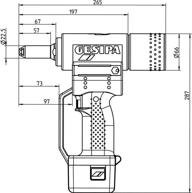 Actual product image Gesipa Accubird