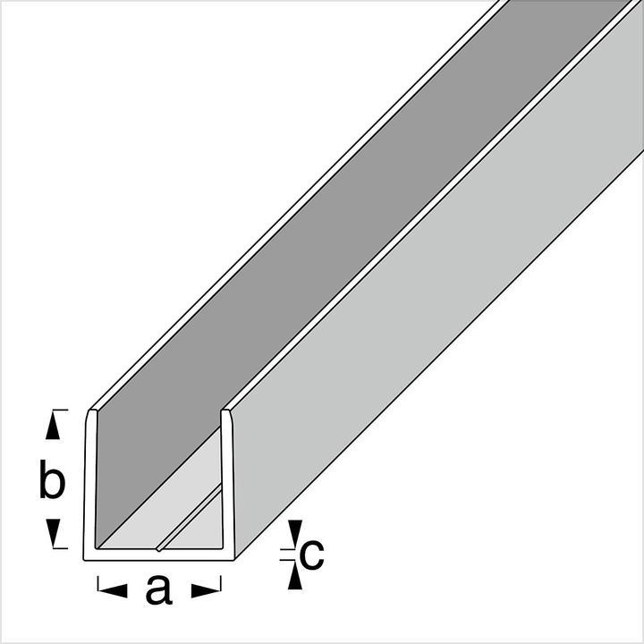 Immagine prodotto Alfer Profilo a U Clampline in alluminio 2m