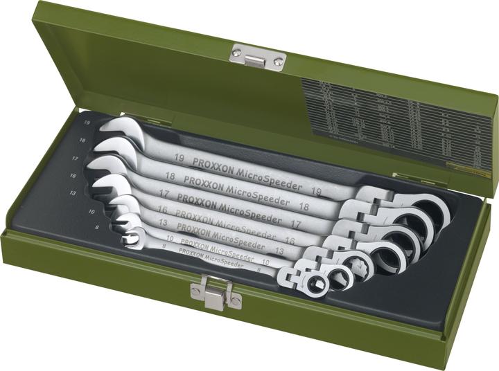 Produktbild Proxxon Micro-CombiSpeeder-Satz (8 mm, 10 mm, 13 mm, 16 mm, 17 mm, 18 mm, 19 mm)