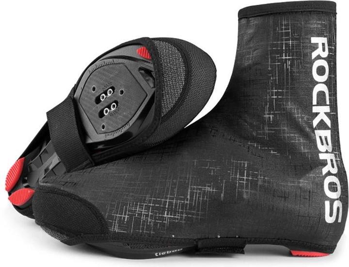 Actual product image Rockbros Ochraniacze na buty LF1081 wiatroodporne wodoodporne 42-46 cm - czarne (45)