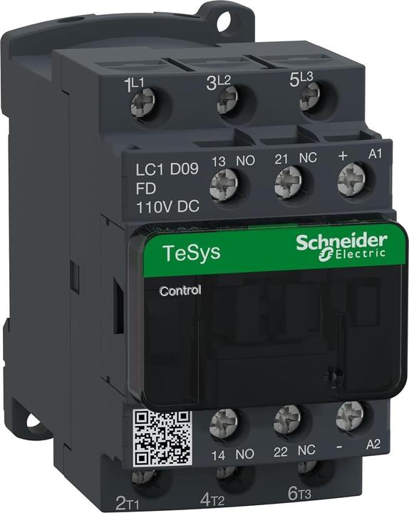 Produktbild Schneider Electric Schütz 3polig,3NO,110VDC,9A