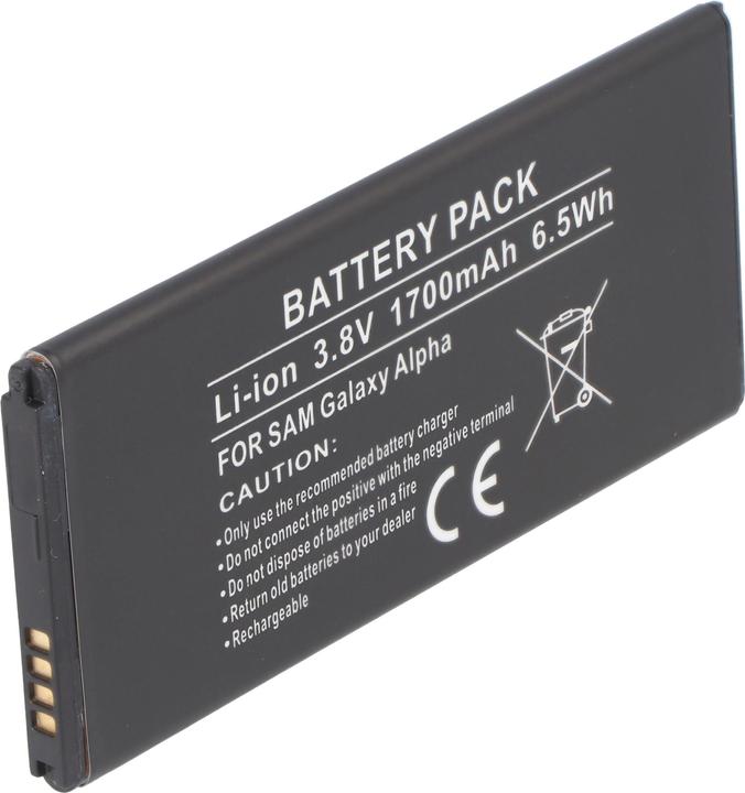 Actual product image AccuCell Akku Galaxy ALPHA EB-BG850G