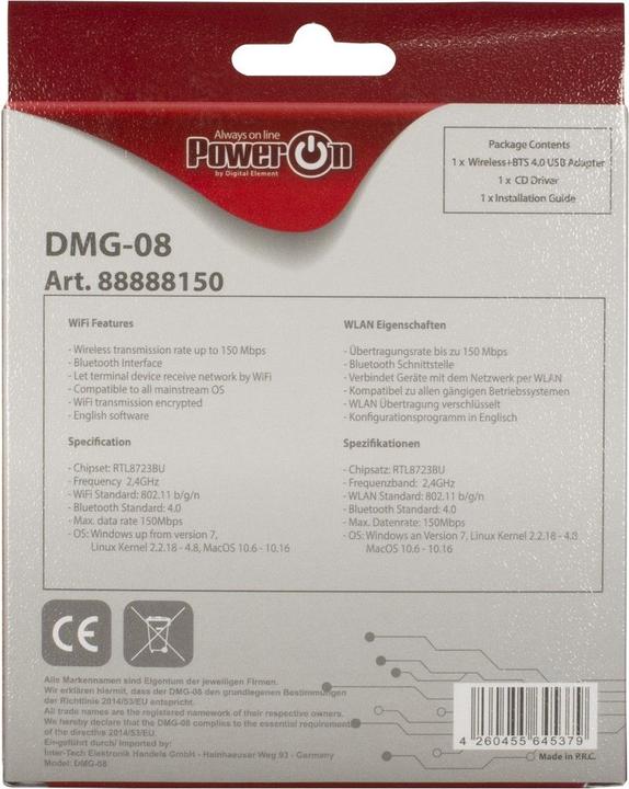 Produktbild Intertech DMG-08 (USB)