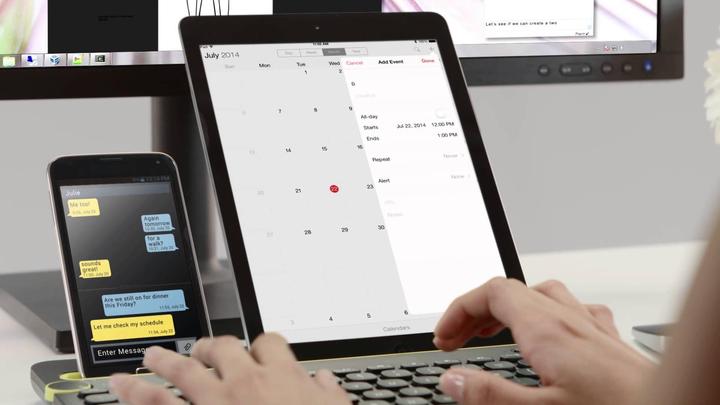 Produktbild Logitech Multi-Device Keyboard K480 (CH, Kabellos)