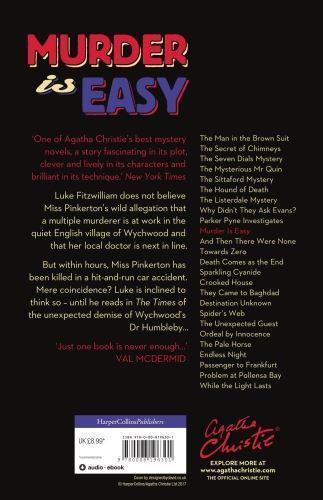 Produktbild Murder is Easy (Englisch, Agatha Christie, 2017)