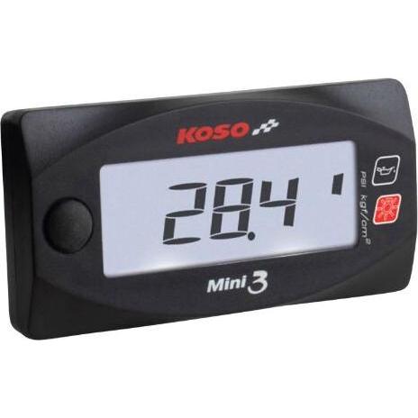 Koso Digital, Thermometer + Hygrometer, Schwarz
