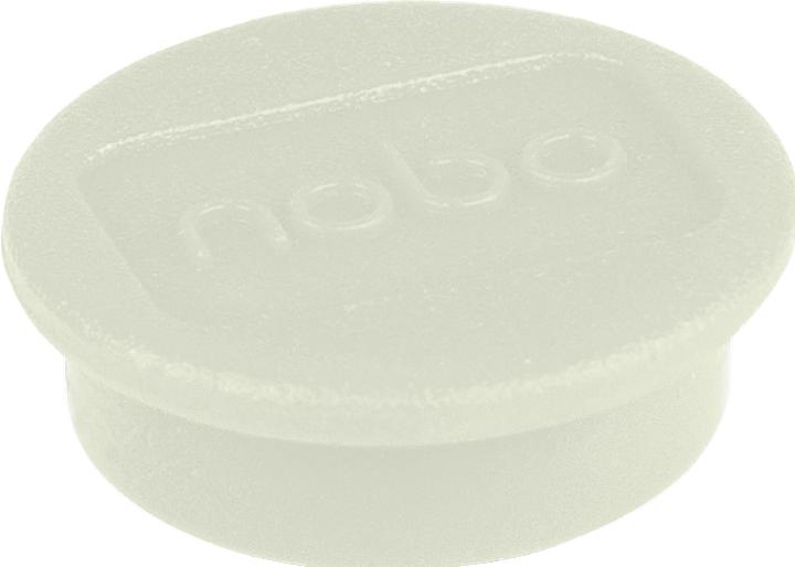 Actual product image Nobo Magnet round 24mm 1915294 white 10 pieces (10 x)