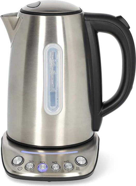 Produktbild Nedis SmartLife Wasserkocher Wi-Fi | 1,70 l | Edelstahl | 70,80,90,100 °C | Temperaturanzeige | Um 3 (1.70 l)