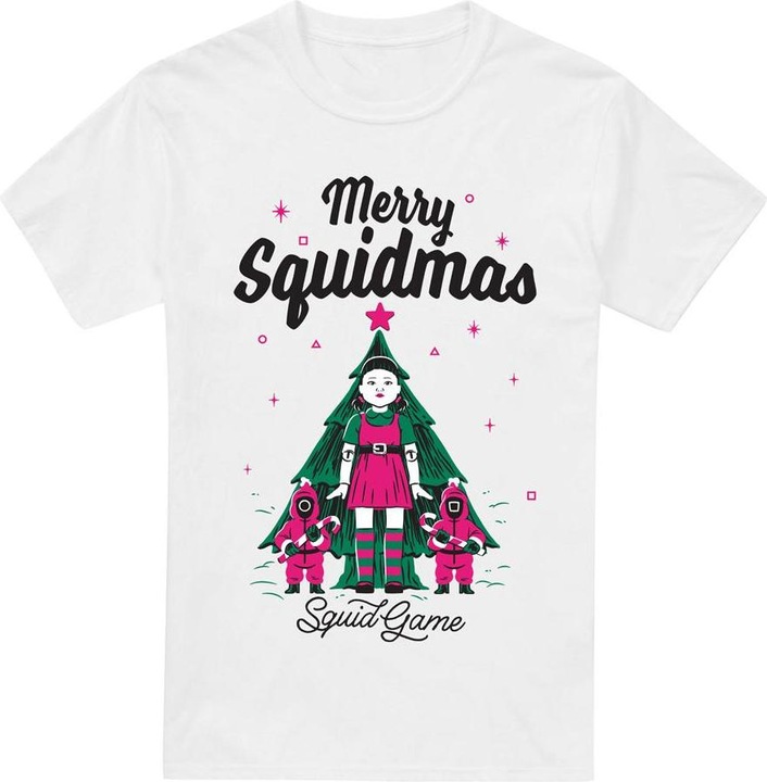 Actual product image Squid Game Mens Merry Squidmas T-Shirt (S)