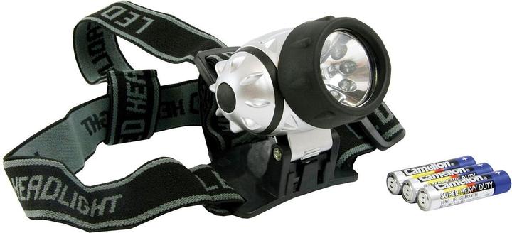 Image du produit Arcas Lampe frontale 9 LED + 3 piles AAA (R03)