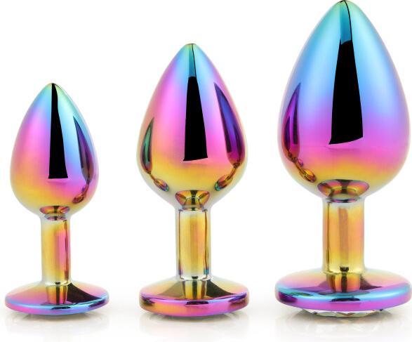 Actual product image Dream Toys GLEAMING LOVE anal plug Multicoloured One size