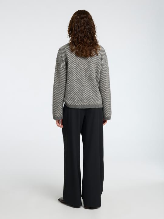 Produktbild Selected Fischgrät Strickpullover (L)
