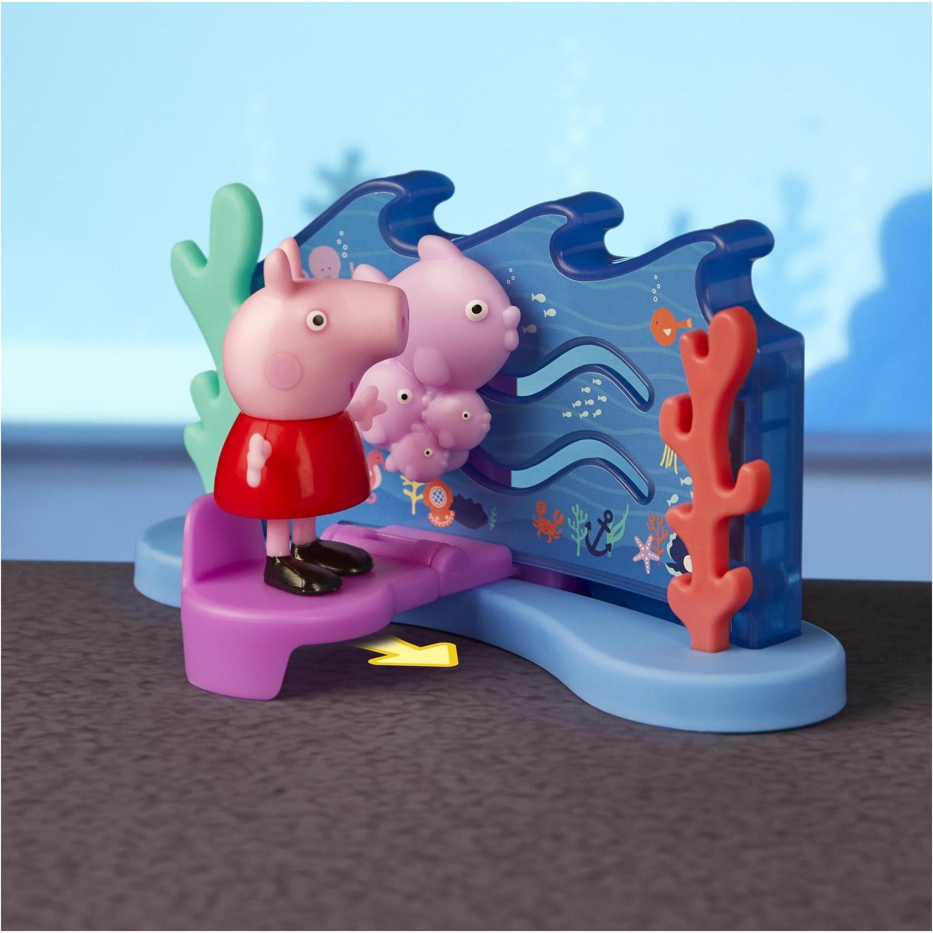 Thumbnail - Hasbro Peppa’s Adventures Peppa im Meeresmuseum, Vorschulspielzeug mit 4 Figuren und 4 Accesso...