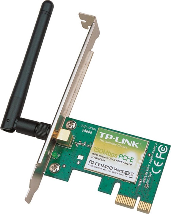 Actual product image TP-Link TL-WN781ND, Wireless N PCI-E Adapter (Mini PCI Express)