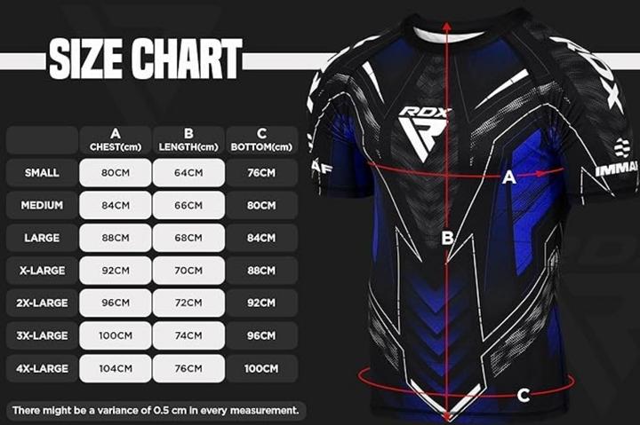 Produktbild Rdx Kompressions-T-Shirt IMMAF (XXL)