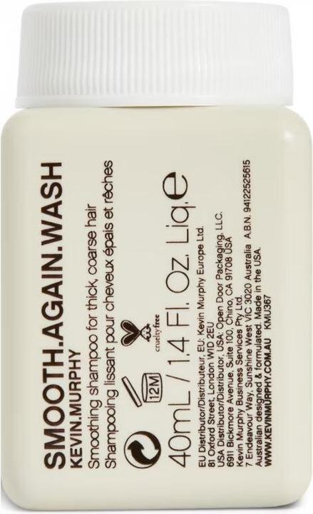 Nutritional values and ingredients Kevin Murphy KEVIN MURPHY Smooth Again Wash Smoothing Shampoo For Thick Hair wygładzający szampon do cienkich wło (40 ml, Liquid shampoo)