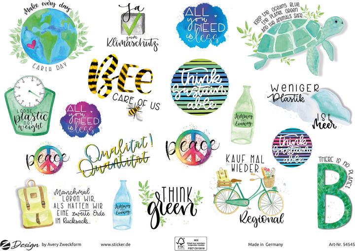 Actual product image Avery Lettering Stickers