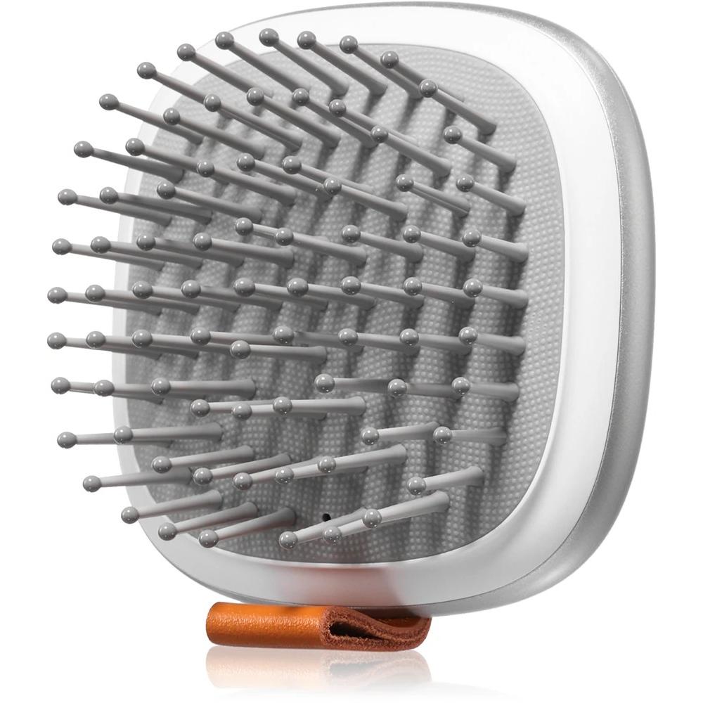 Laifen, Spazzola + Pettine, Kamm mit Spiegel silber / Bürste mit Spiegel