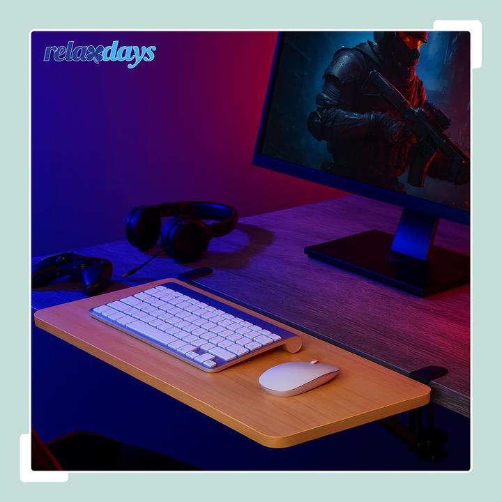 Image du produit Relaxdays Schreibtischverlängerung zum Anklemmen