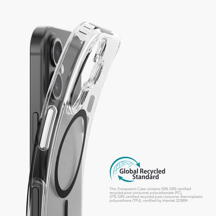 Produktbild Vonmählen Back Cover Transparent iPhone 16 Black (Apple iPhone 16)