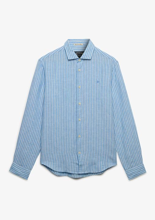 Immagine prodotto Superdry Riviera Leinenhemd mit langen Ärmeln (M)