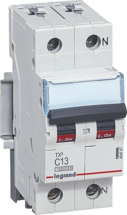 Immagine prodotto Legrand INTERRUTTORE LS C13A 1P+N 10KA 2M (404187 TX3)