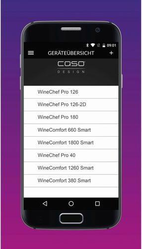 Produktbild Caso Wine Comfort 660 Smart