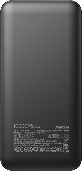 Actual product image Joyroom JR-PBF12 (10000 mAh, 12 W, 37 Wh)