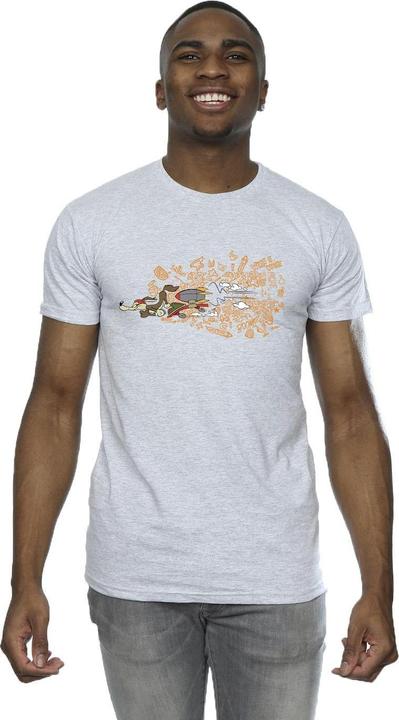 Actual product image Looney Tunes Mens ACME Doodles Wile E Coyote T-Shirt (5XL)