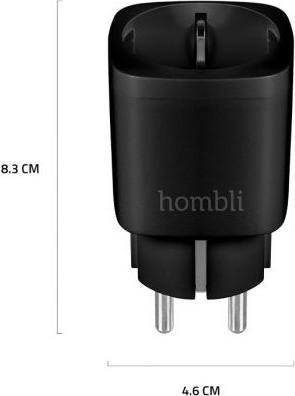 Actual product image Hombli Smart Socket EU - Black