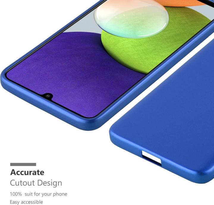 Image du produit Cadorabo TPU Matt Metallic Cover (Samsung Galaxy M22, Samsung Galaxy A22, Samsung Galaxy A32)
