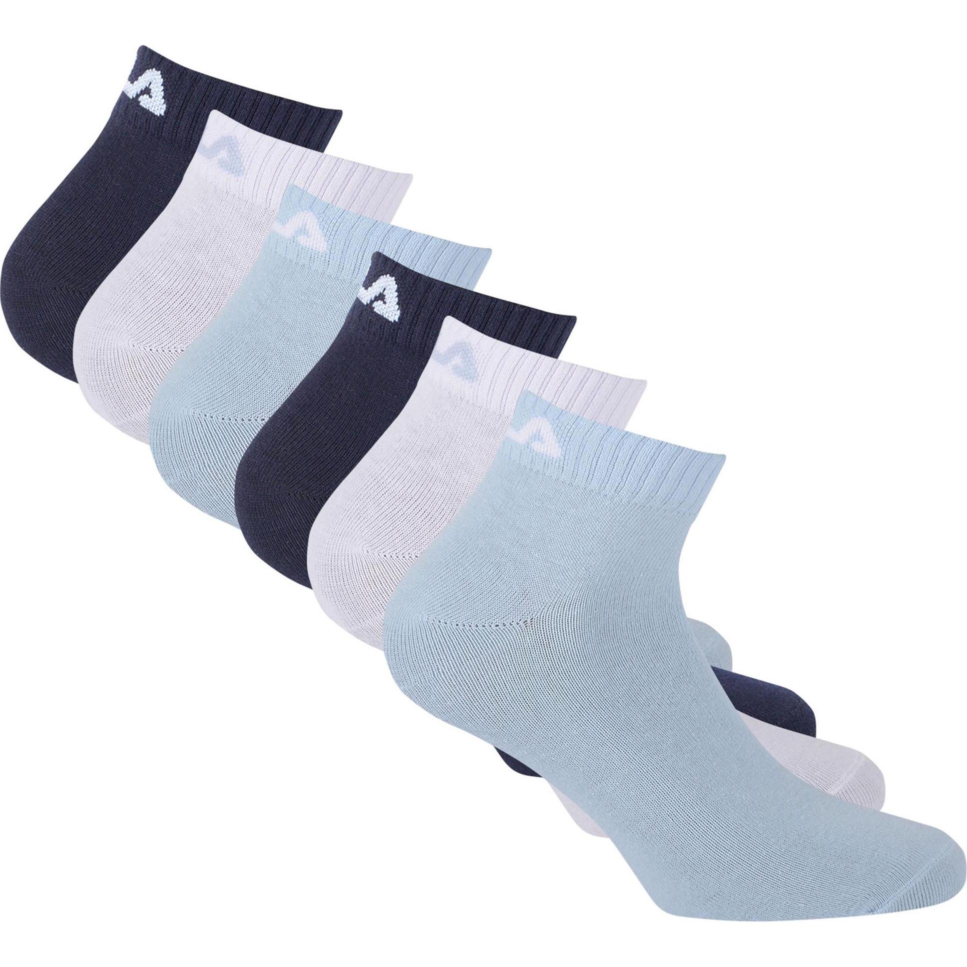 FILA, Herren, Socken, Socken Sportlich, Mehrfarbig, (6er Pack, 39 - 42)